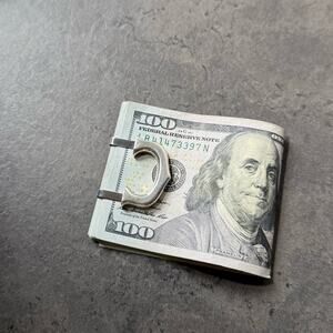 Cartier sterling silver money clip